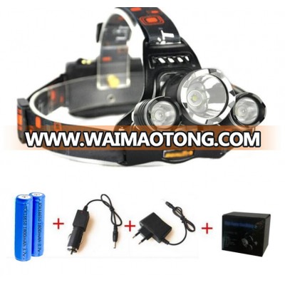 Super High T6 LED Power Head Light For Bike Powered with 18650 battery