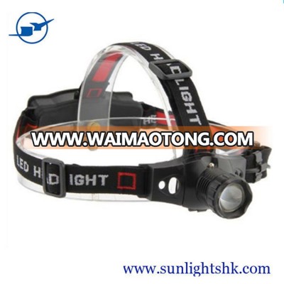 2018 led headlamp flashlight torch, zoomable headlight for camping hiking